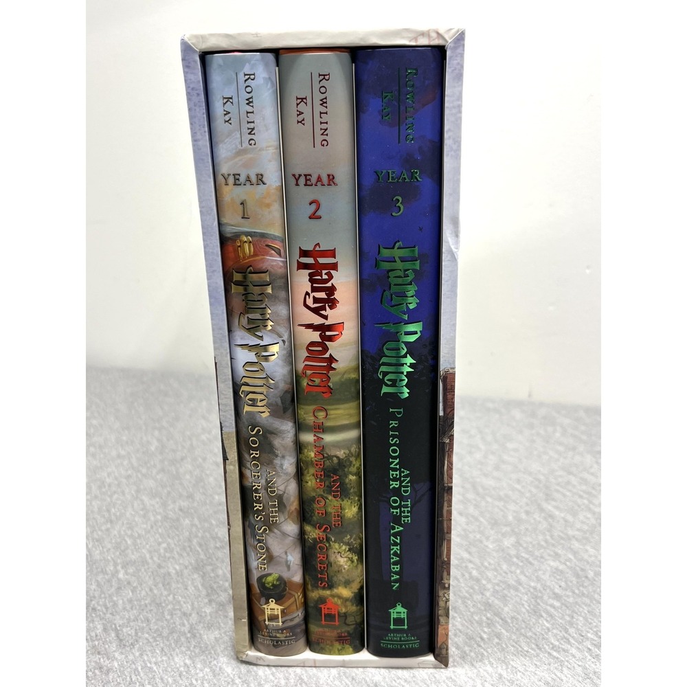 Harry Potter Illustrated Collection Box Book 1-3‎ J.K. Rowling Jim Kay Hardcover - Picture 3 of 16